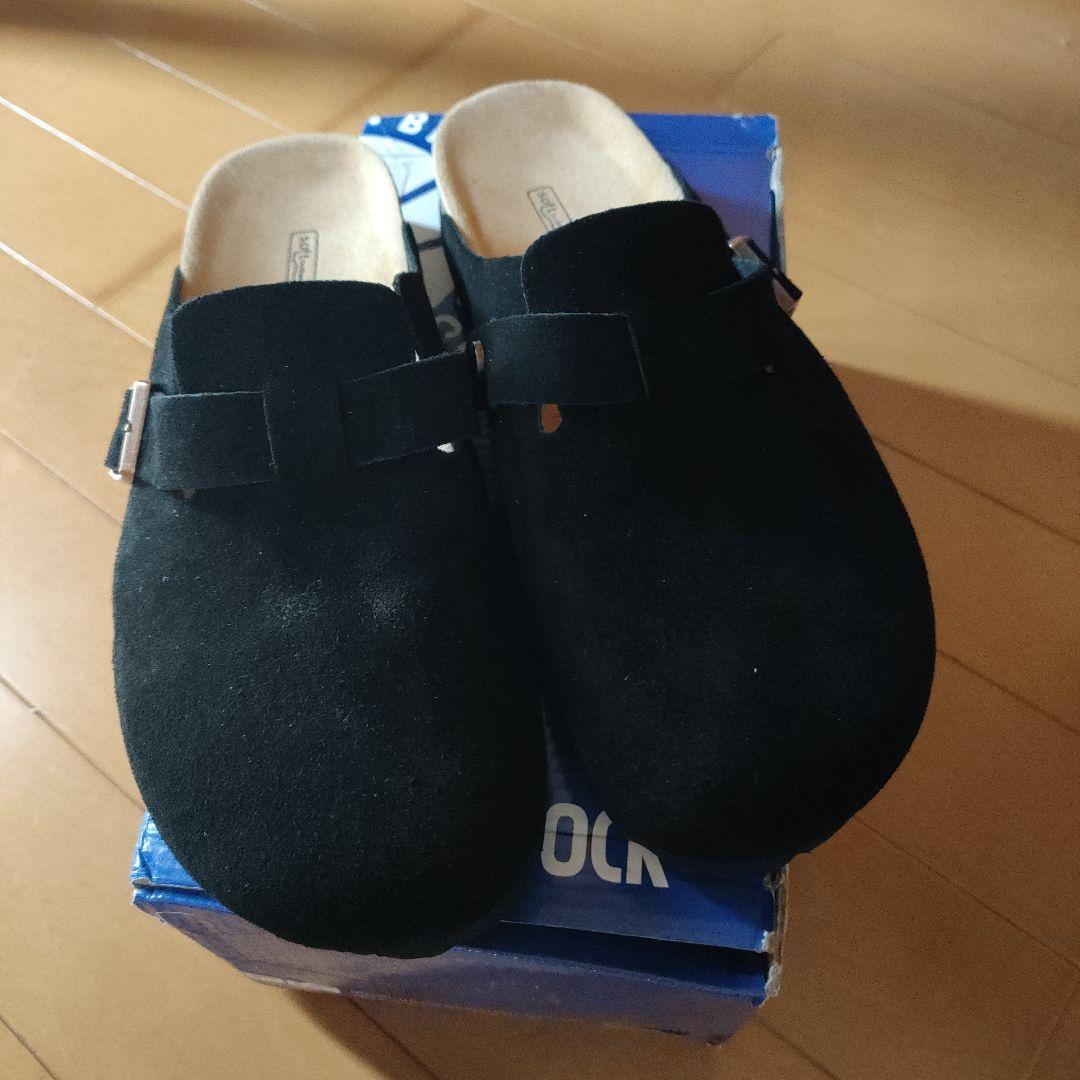【現金特価】 BIRKENSTOCK ブラック サボ・クロッグサンダル - メルカリ 靴