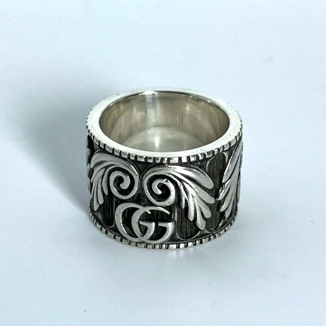 適切な価格 ユーズド品】GUCCI メルカリ - ＊630 Ring Wide Marmont アクセサリー