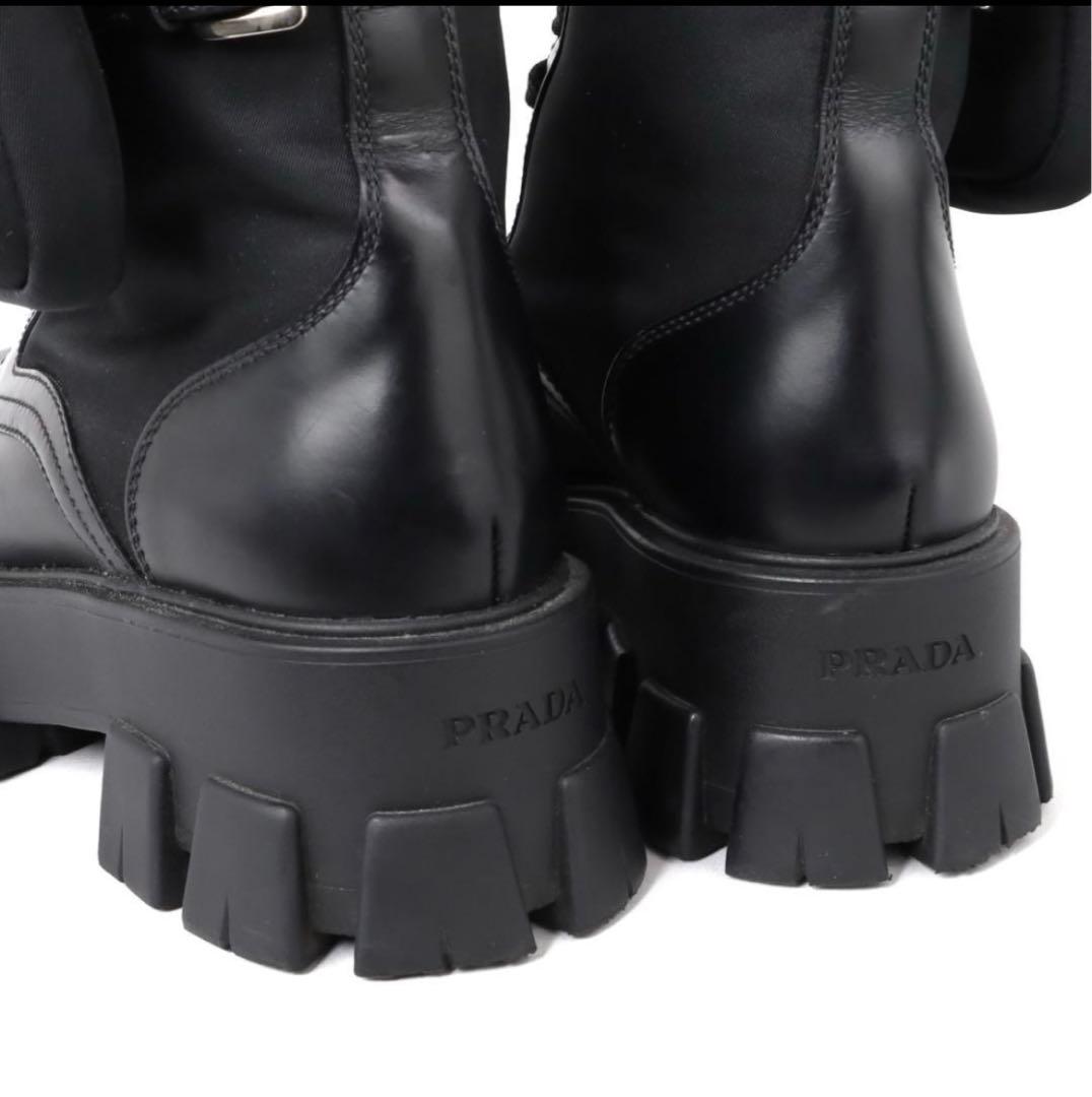 プラダ PRADAブーツモノリスポーチ付き - メルカリ プラダ PRADAブーツモノリスポーチ付き - メルカリ