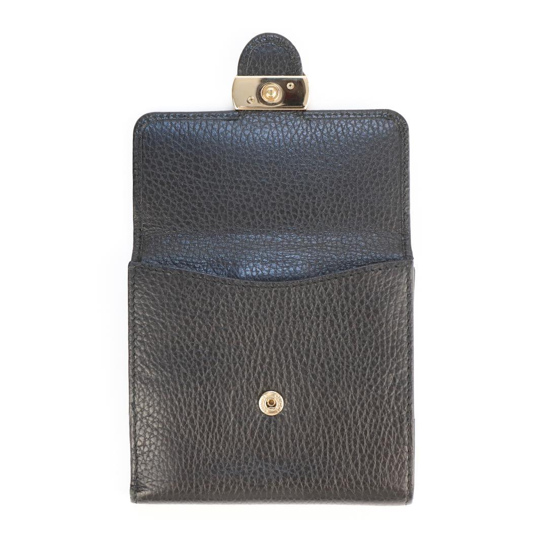グッチ GUCCI 二つ折り財布 ブラック 画像6