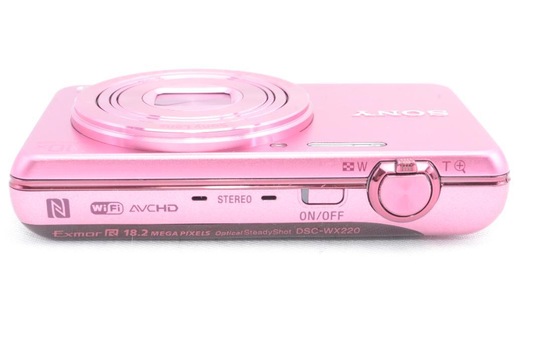 SONY Cyber-shot DSC-WX220 ピンク コンパクトデジタル
