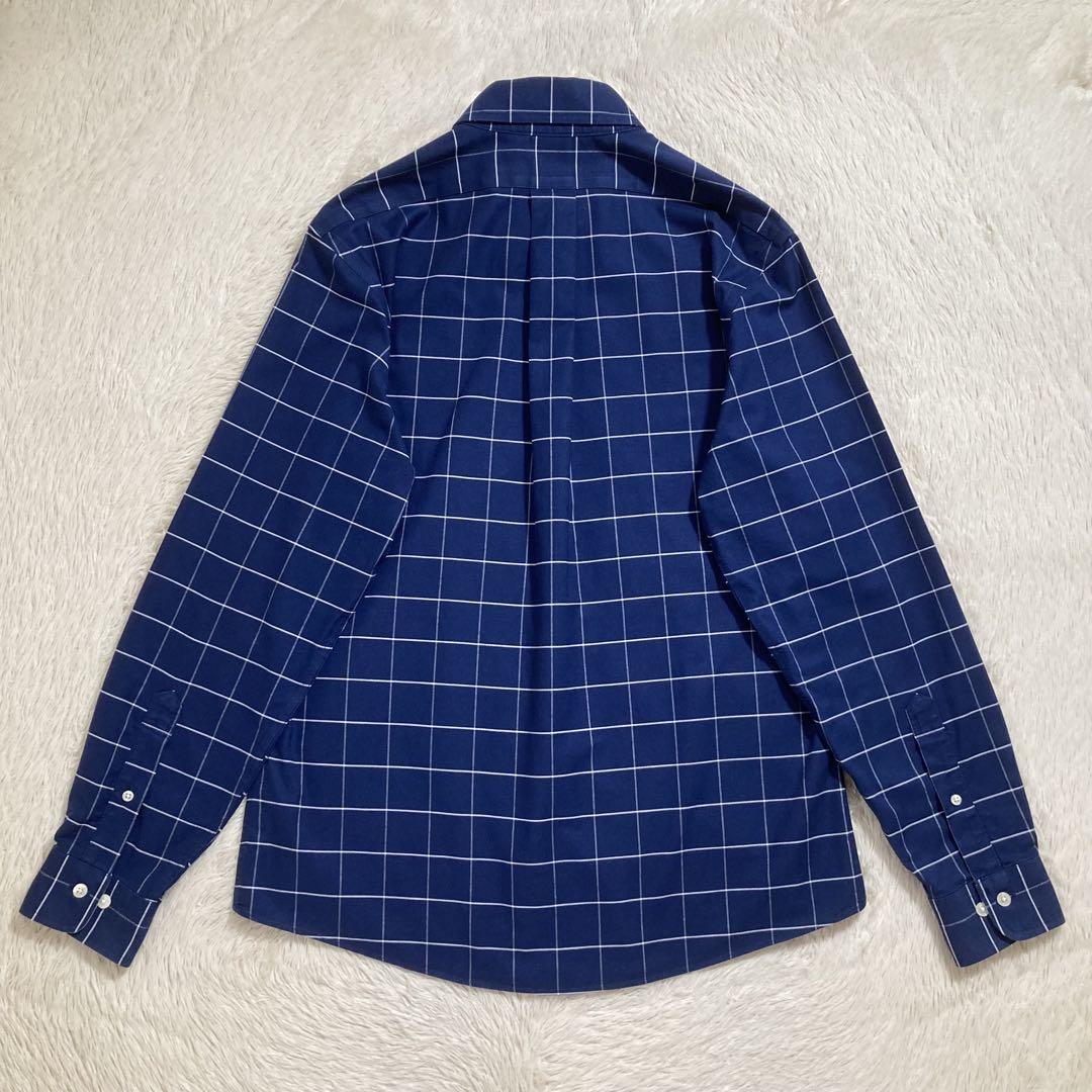ブルックスブラザーズ✨ベスト　切替デザイン　グレンチェック　ロゴ刻印ボタン グレンチェックオーバーペイン ダブル6釦 アンコンジャケット