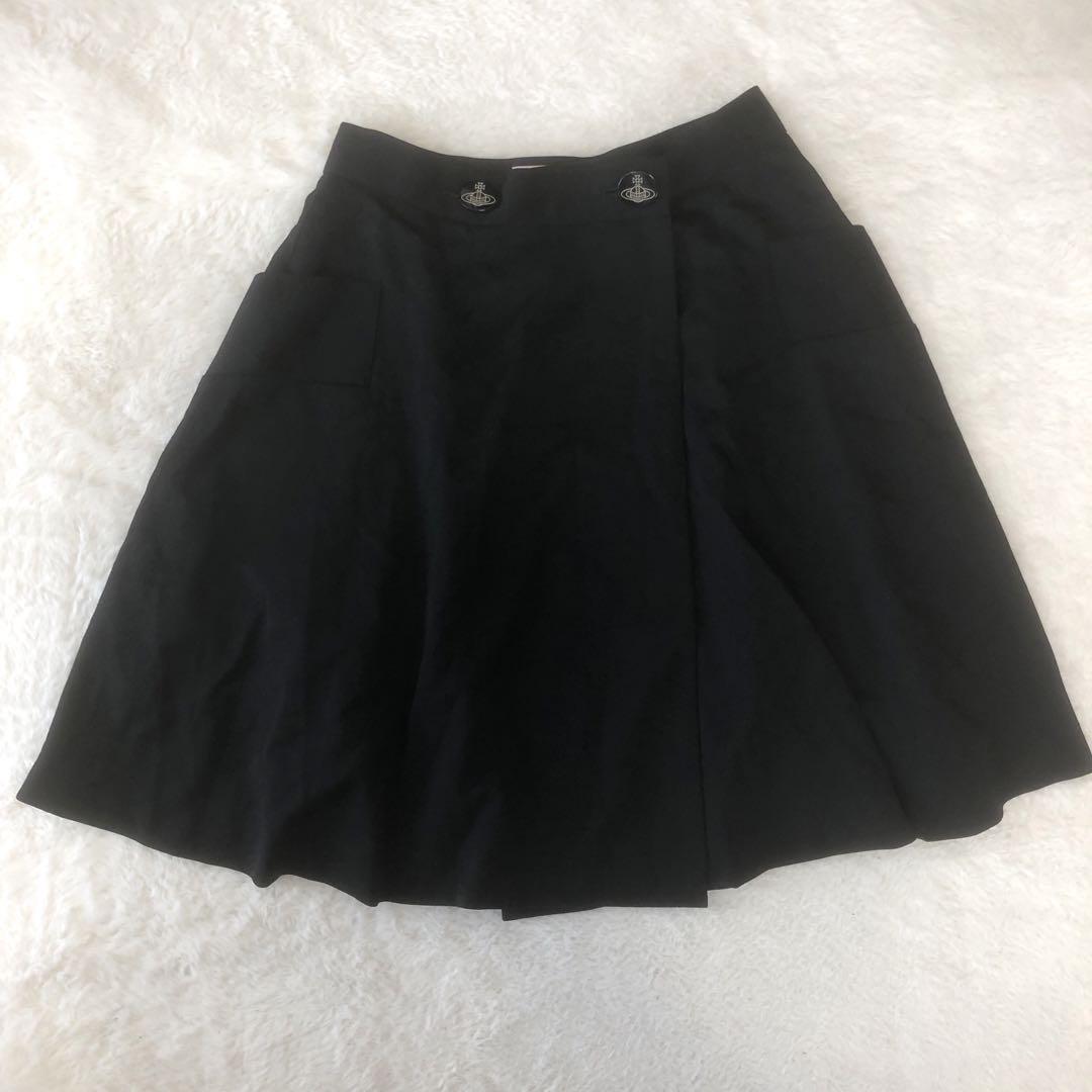 Vivienne Westwood RED LABEL 巻きスカート ブラック - メルカリ