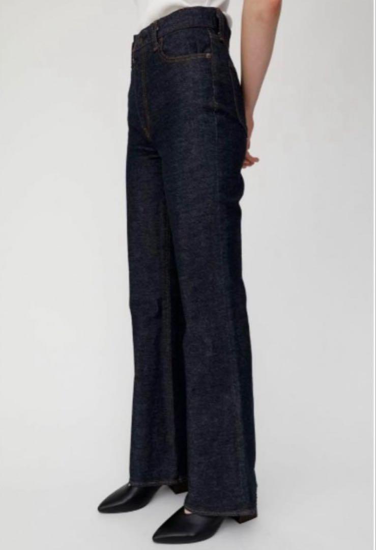 【極美品】moussy フレア デニムパンツ 22インチ MVS FLARE