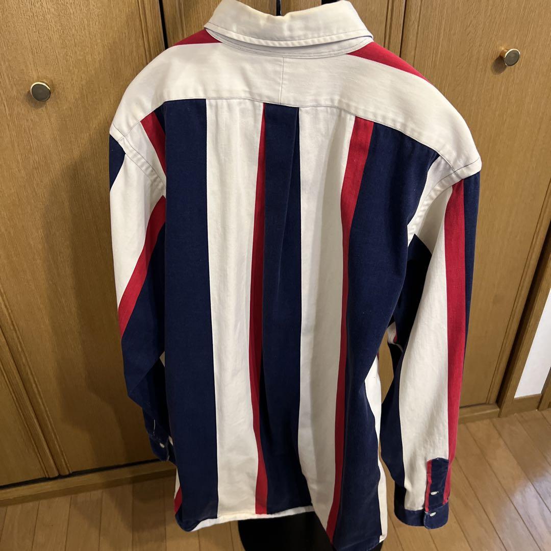 Ralph Lauren 長袖シャツ L 東京限定 ネイビー/ホワイト/レッド