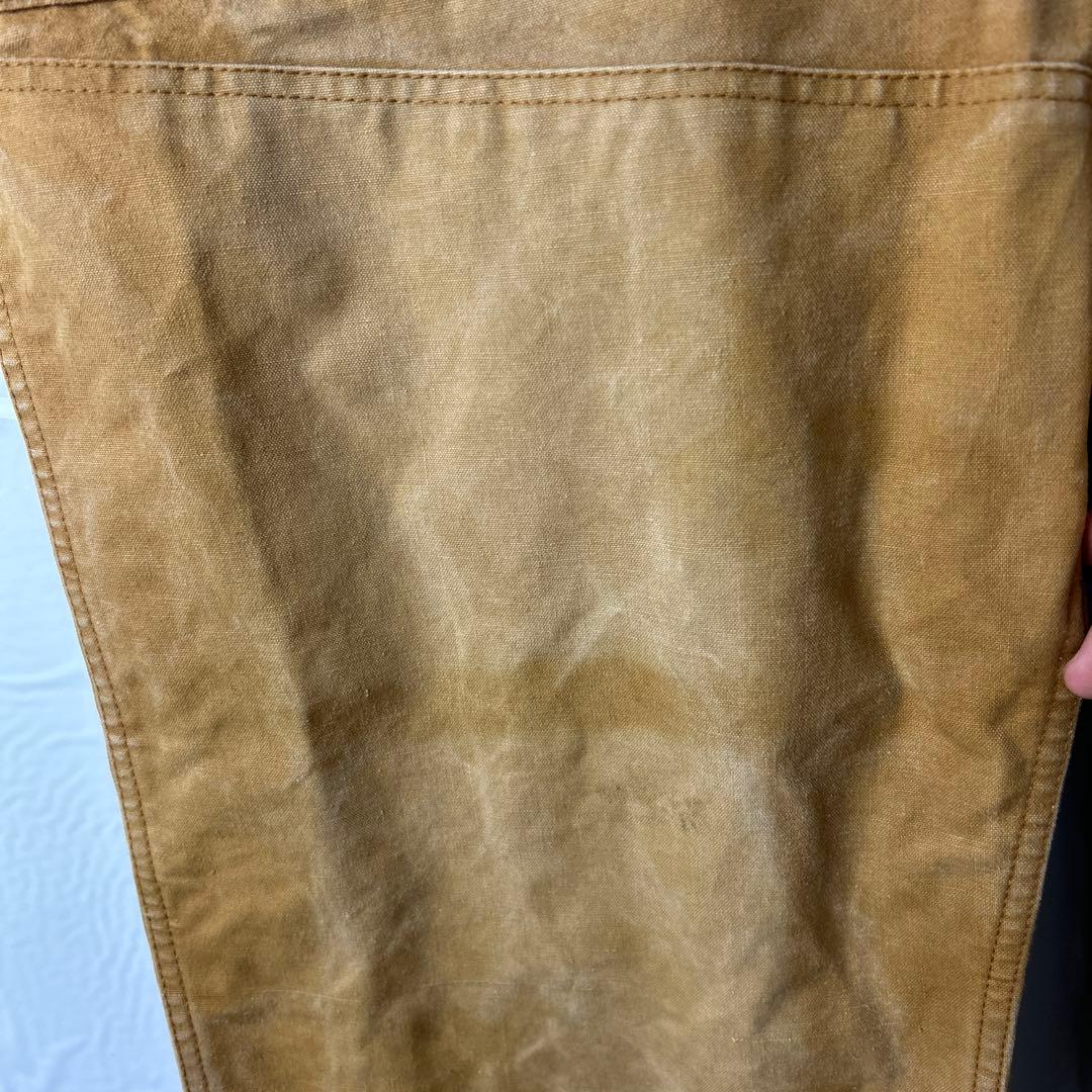 オーバーオール　ヴィンテージ70s アメリカ製USA製ダブルニー　古着ダック生地