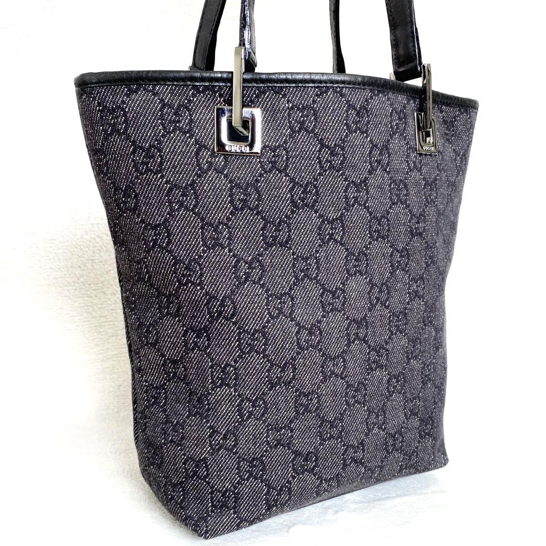 GUCCI キャンバストートバッグ スカーフ付き