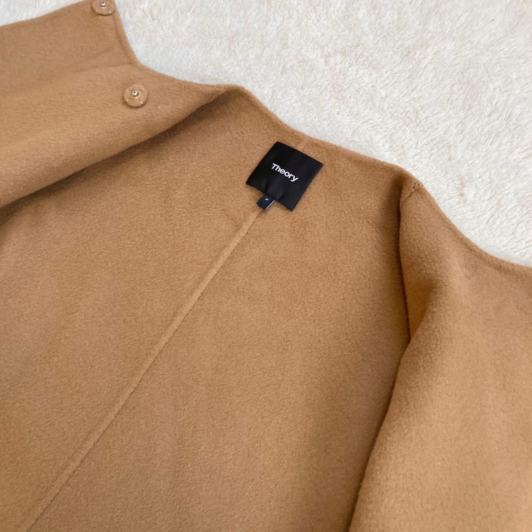 極美品・近年モデル✨Theory ダブルフェイスロングコート カシミヤ混 極美品・近年モデル✨Theory ダブルフェイスロングコート カシミヤ混