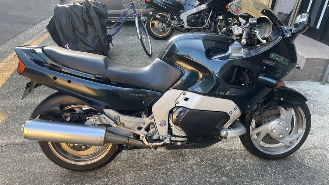 GTS1000 ヤマハ etc バイク マフラー チタン フルエキ 旧車
