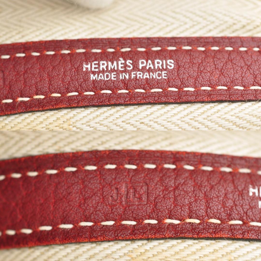 HERMES 美品 ガーデンパーティー PM ハンドバッグ □L刻印