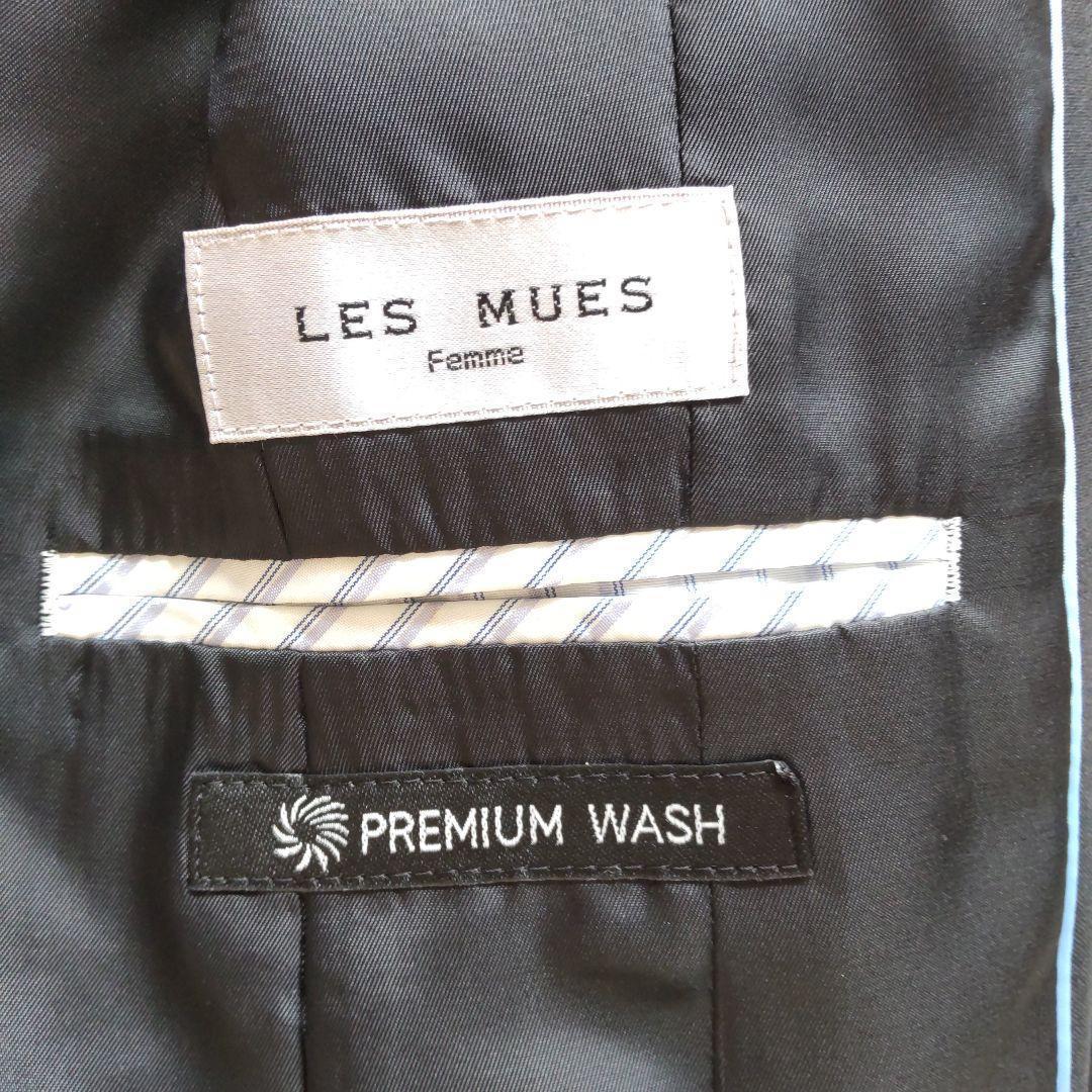 3点セット 新品 美品 AOKI LES MUES 黒 スカートセットアップ