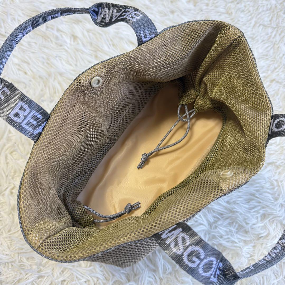 ビームスゴルフ】美品 カートバッグ 保冷保温 ベージュ