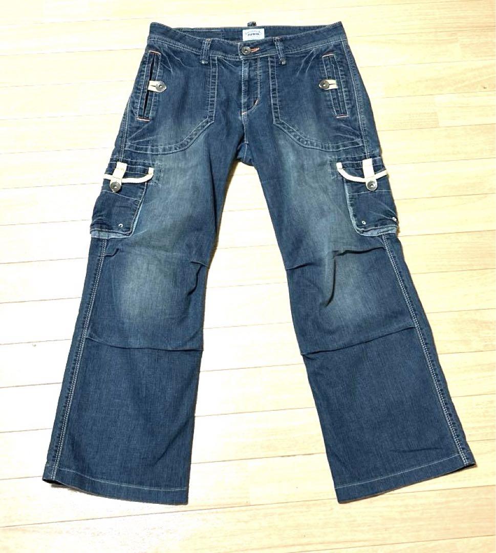 Y2K 00s EDWIN Gimmick Cargo Denim Pants