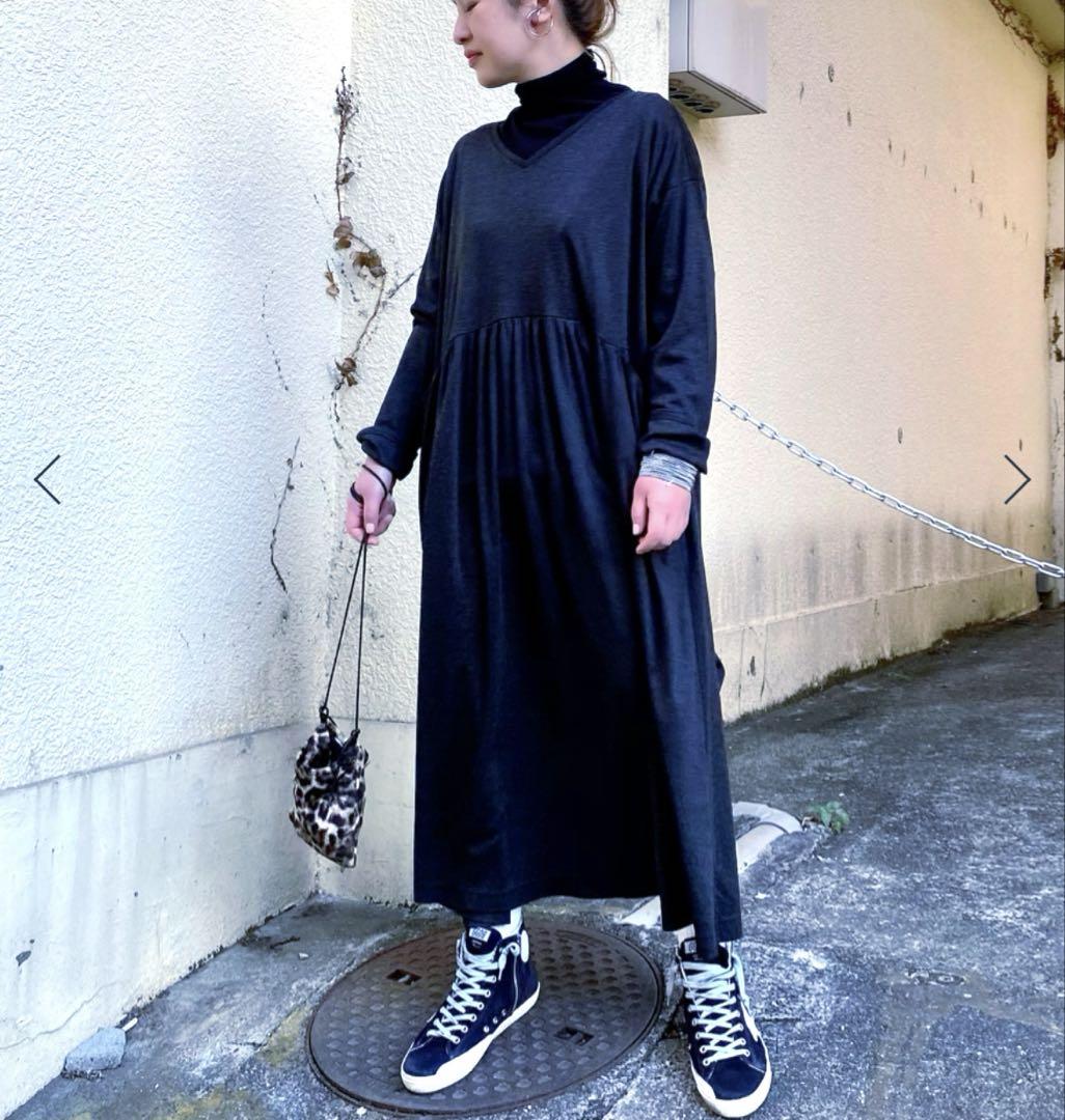 JOURNAL STANDARD LUXE ウールスムース ボルワンピースワンピース