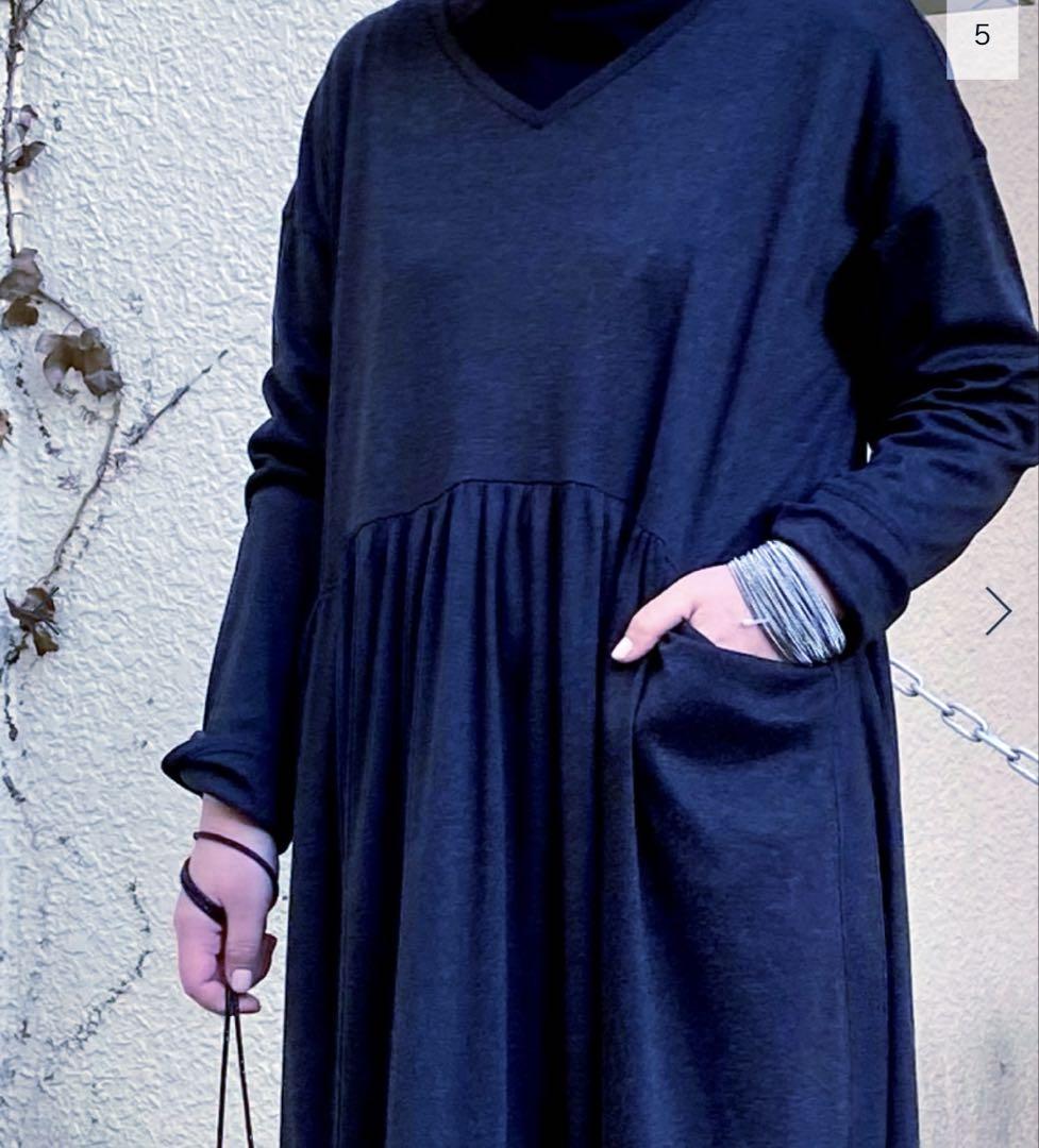 JOURNAL STANDARD LUXE ウールスムース ボルワンピース