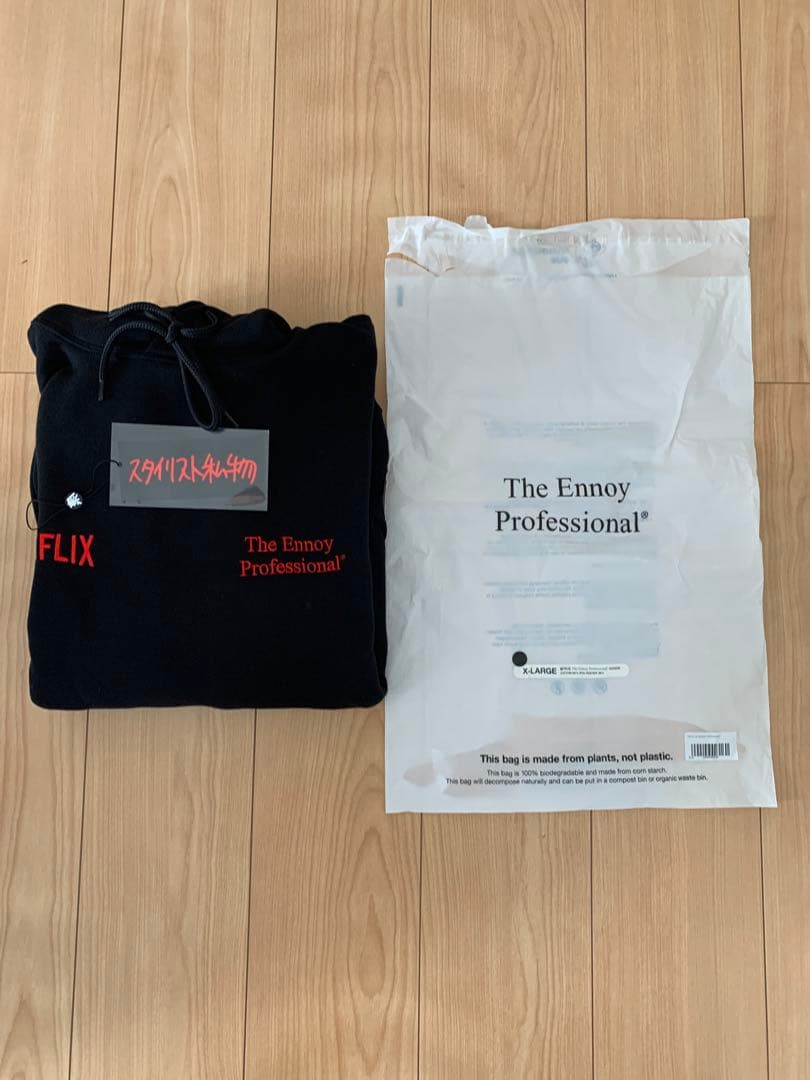 ennoy Netflix スタイリスト私物 パーカー フーディーのみ ennoy Netflix スタイリスト私物 パーカー フーディーのみ