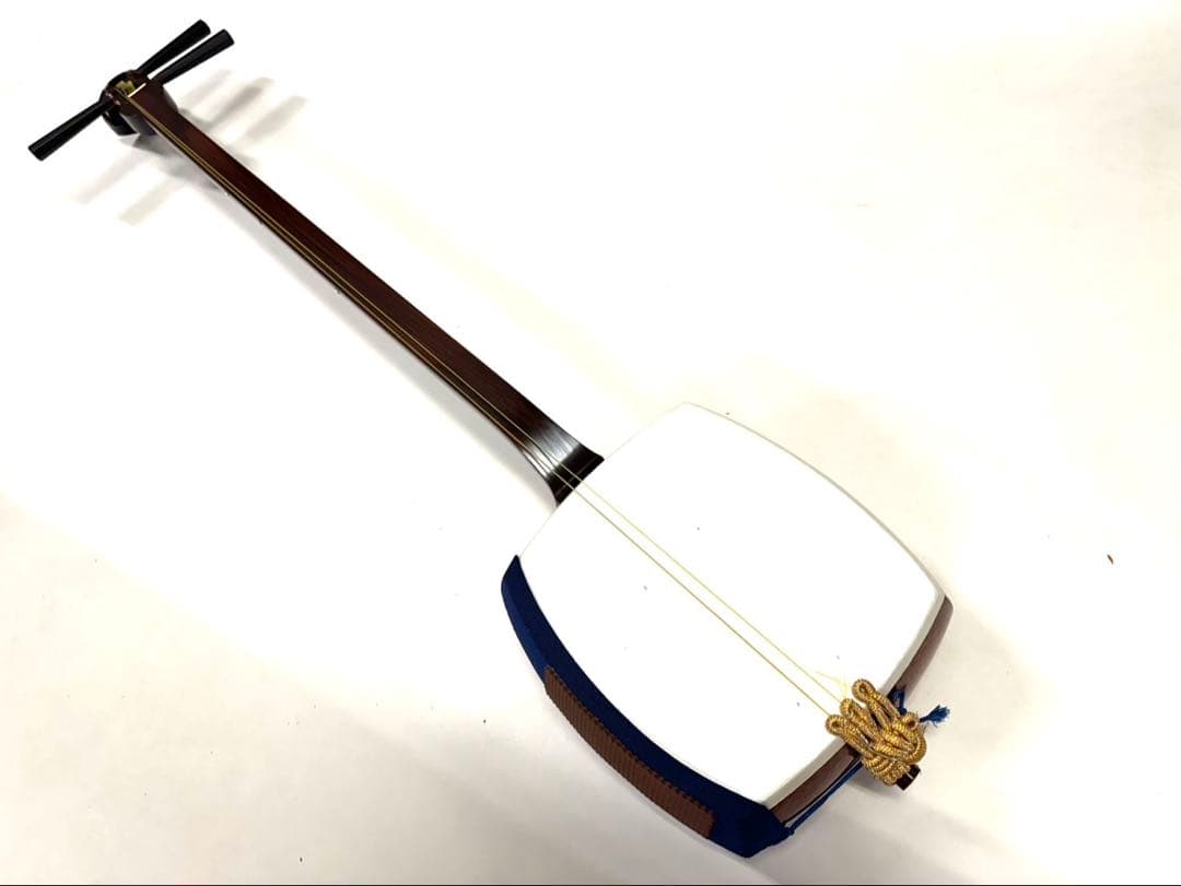 長唄 三味線 和楽器 ソフトケース バチ2本付き