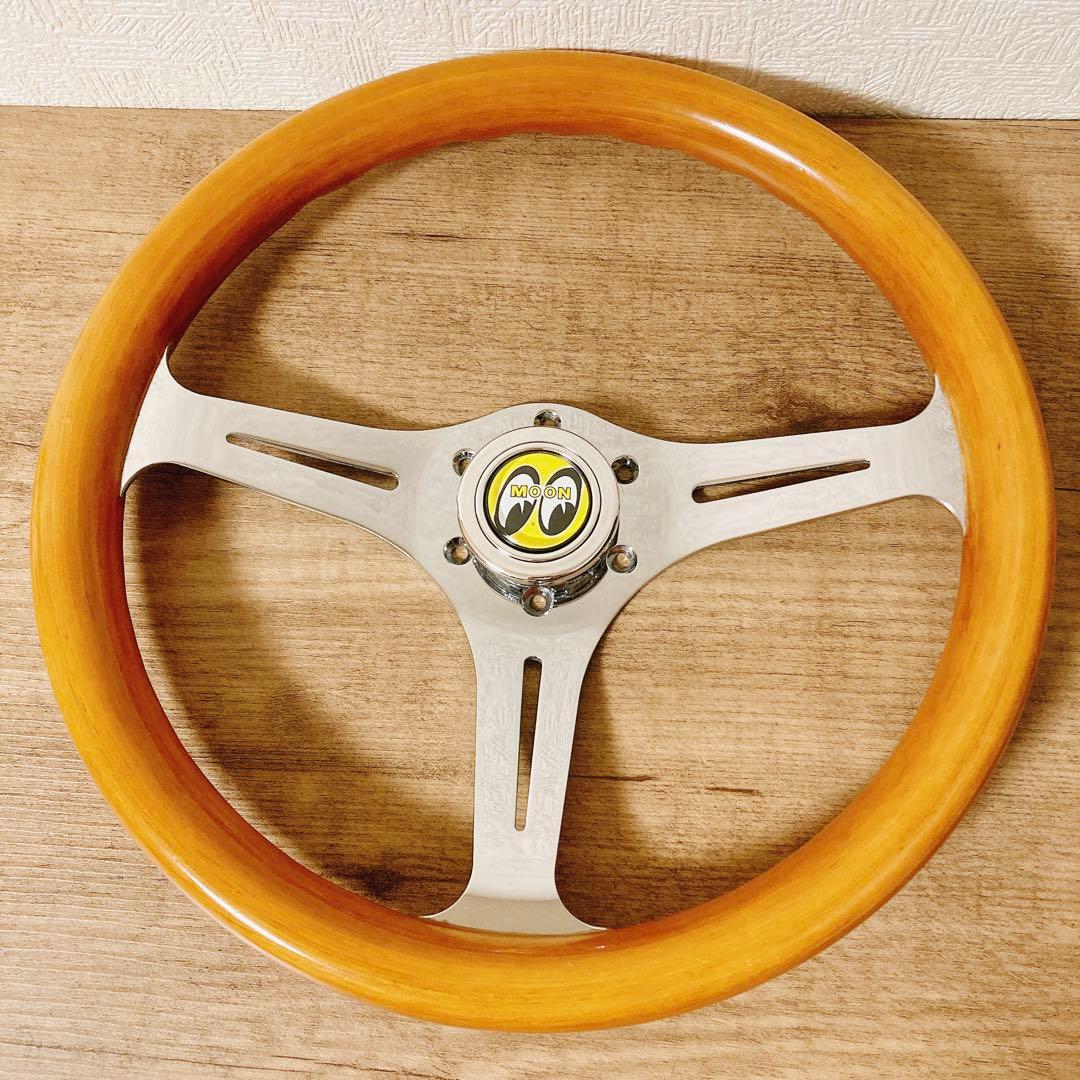 ウッドステアリング ハンドル 35パイ お洒落 ステアリング