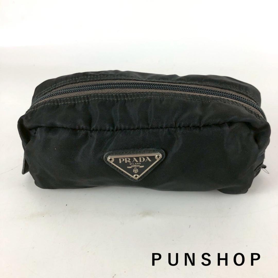 PRADA プラダ ポーチ 小物入れ ブラック レディース ブランド