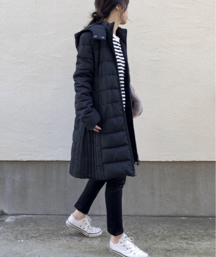 【美品】クリーニング済み！ AZUL ENCANTO ダウンコート ブラック M