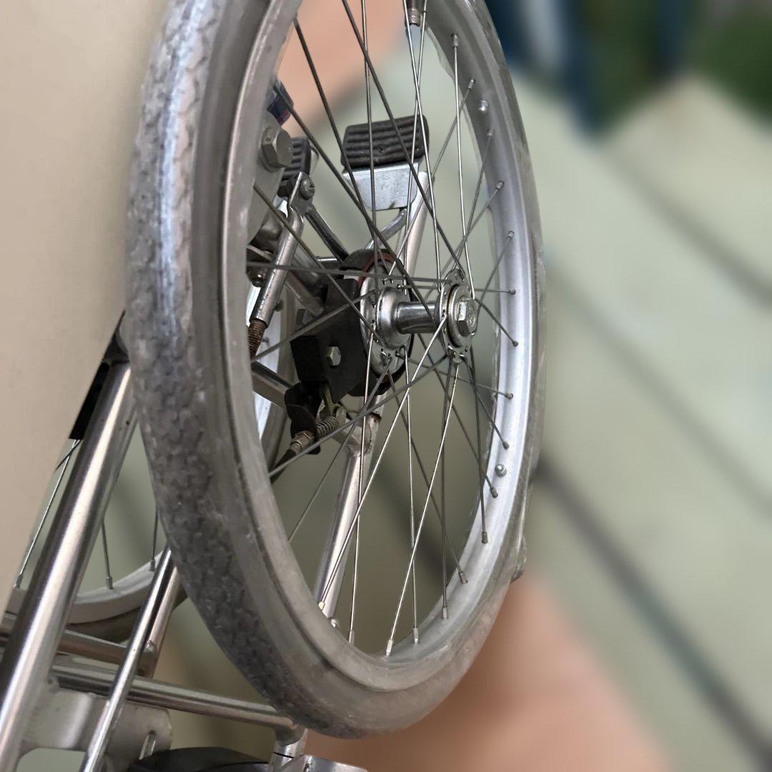 OMIK 自走用車椅子 チェック柄