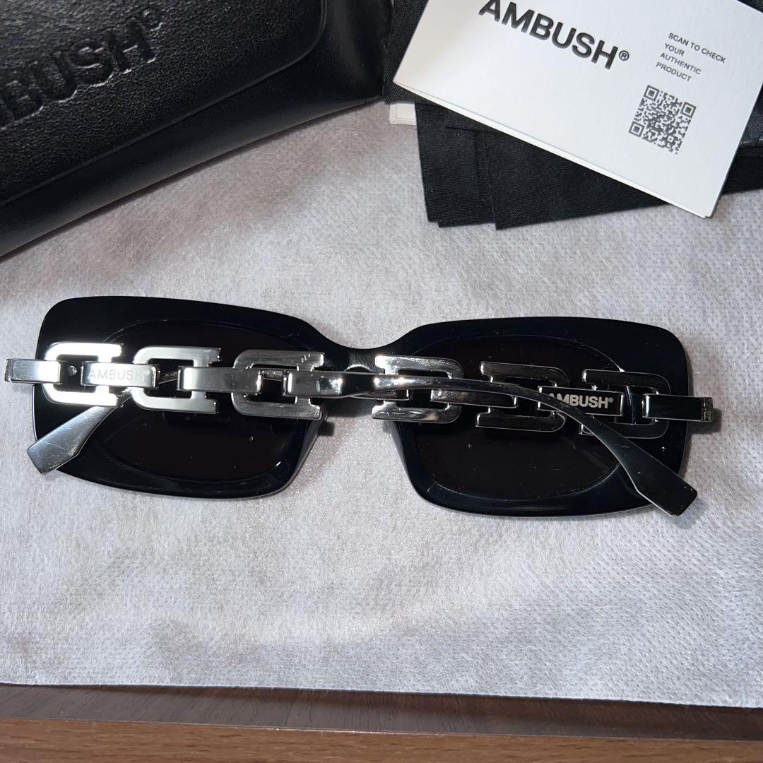 AMBUSH A CHAIN SUNGLASSES ブラック