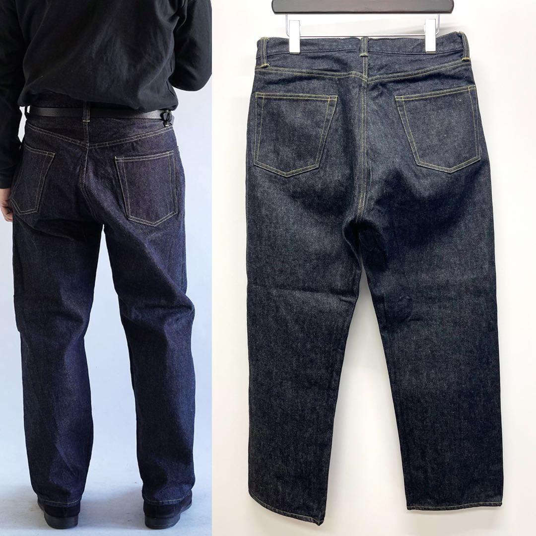 未使用 25AW アプレッセ A.PRESSE ワイド デニムパンツ 32×30
