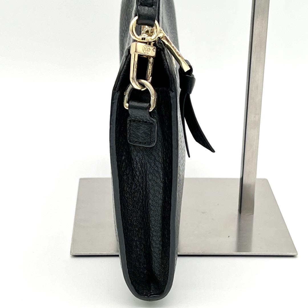 【美品】ToryBurch ポシェット サコッシュ ショルダーバッグ ブラック 【美品】ToryBurch ポシェット サコッシュ ショルダーバッグ ブラック