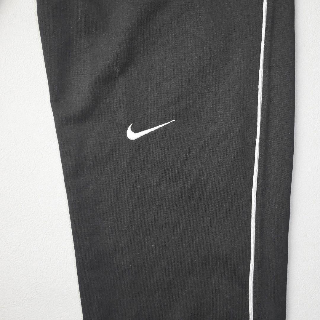 銀タグ/NIKE センターバスケロゴ セットアップ 黒赤 L 90s ジャージ
