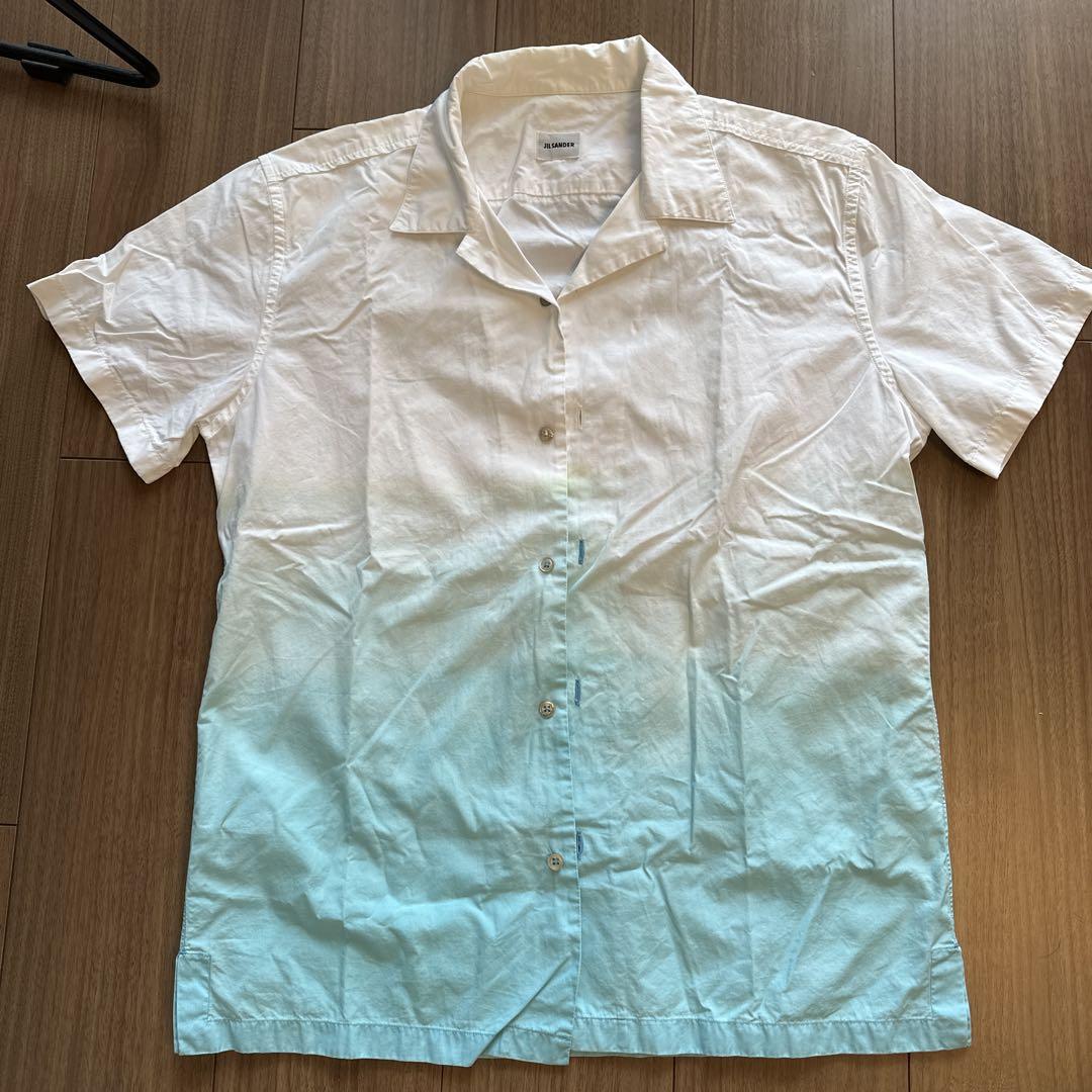 JIL SANDER 半袖シャツ ホワイト グラデーション38