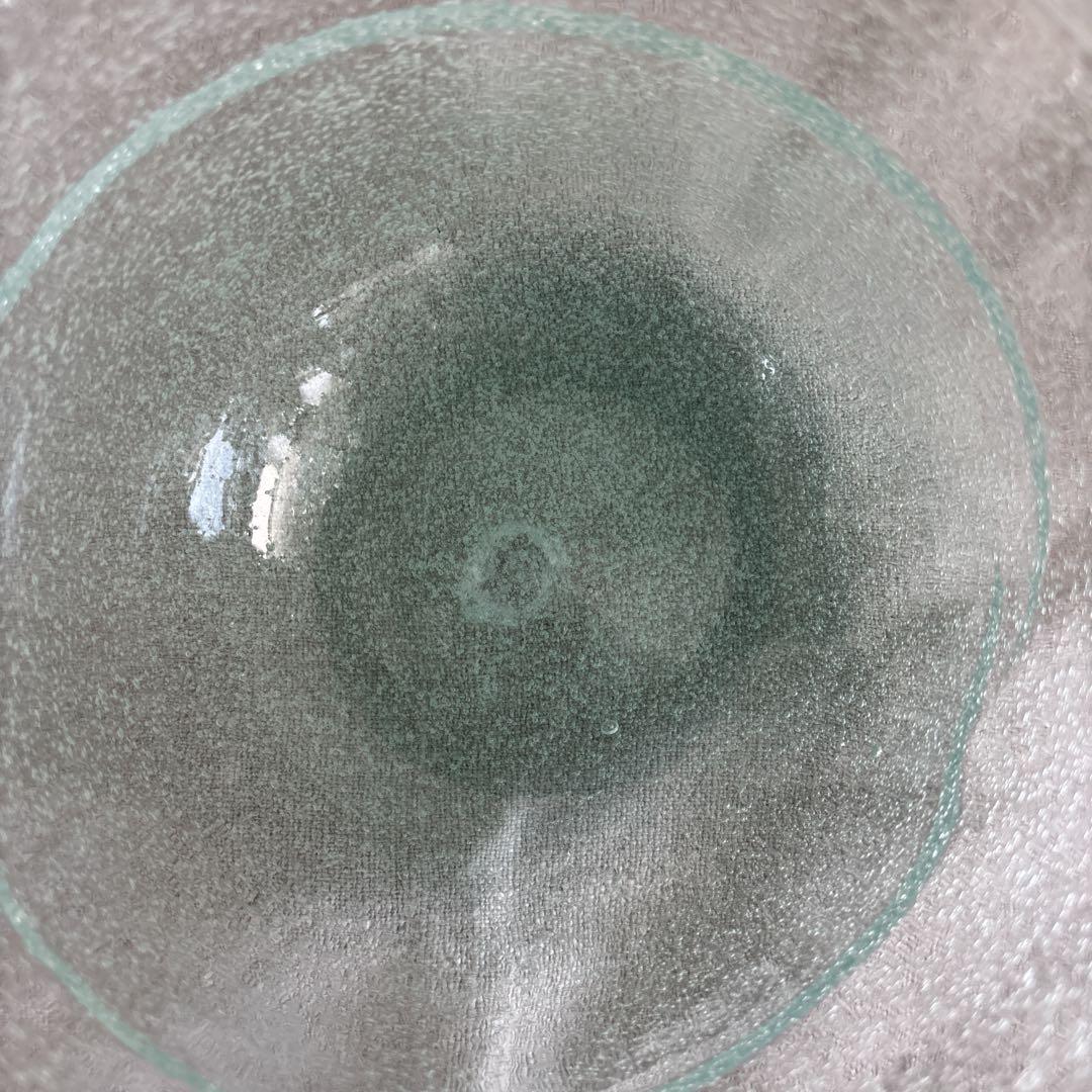 横山秀樹　ガラス　中鉢皿