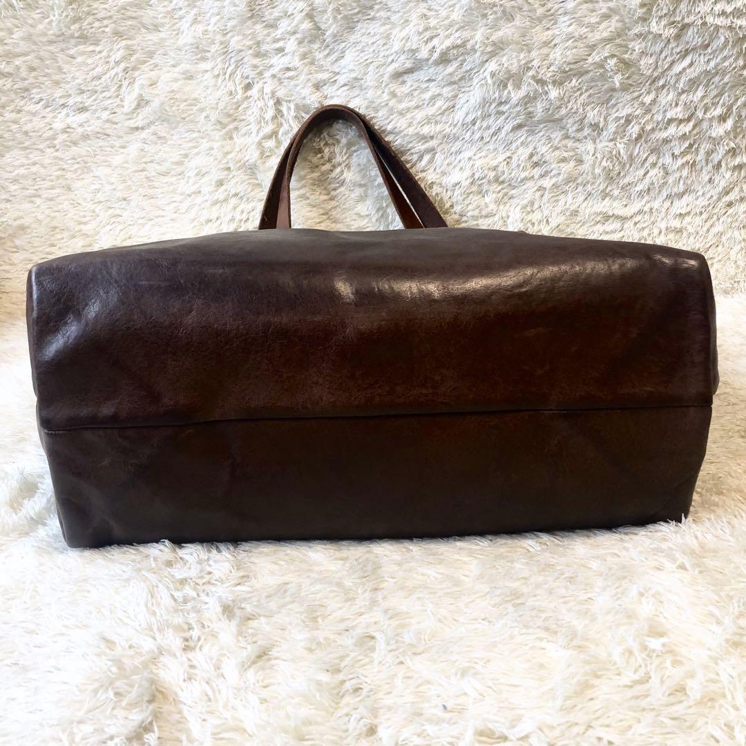✨美品✨ SLOW トートバッグ ルボーノ 栃木レザー A4 ビジネス 茶