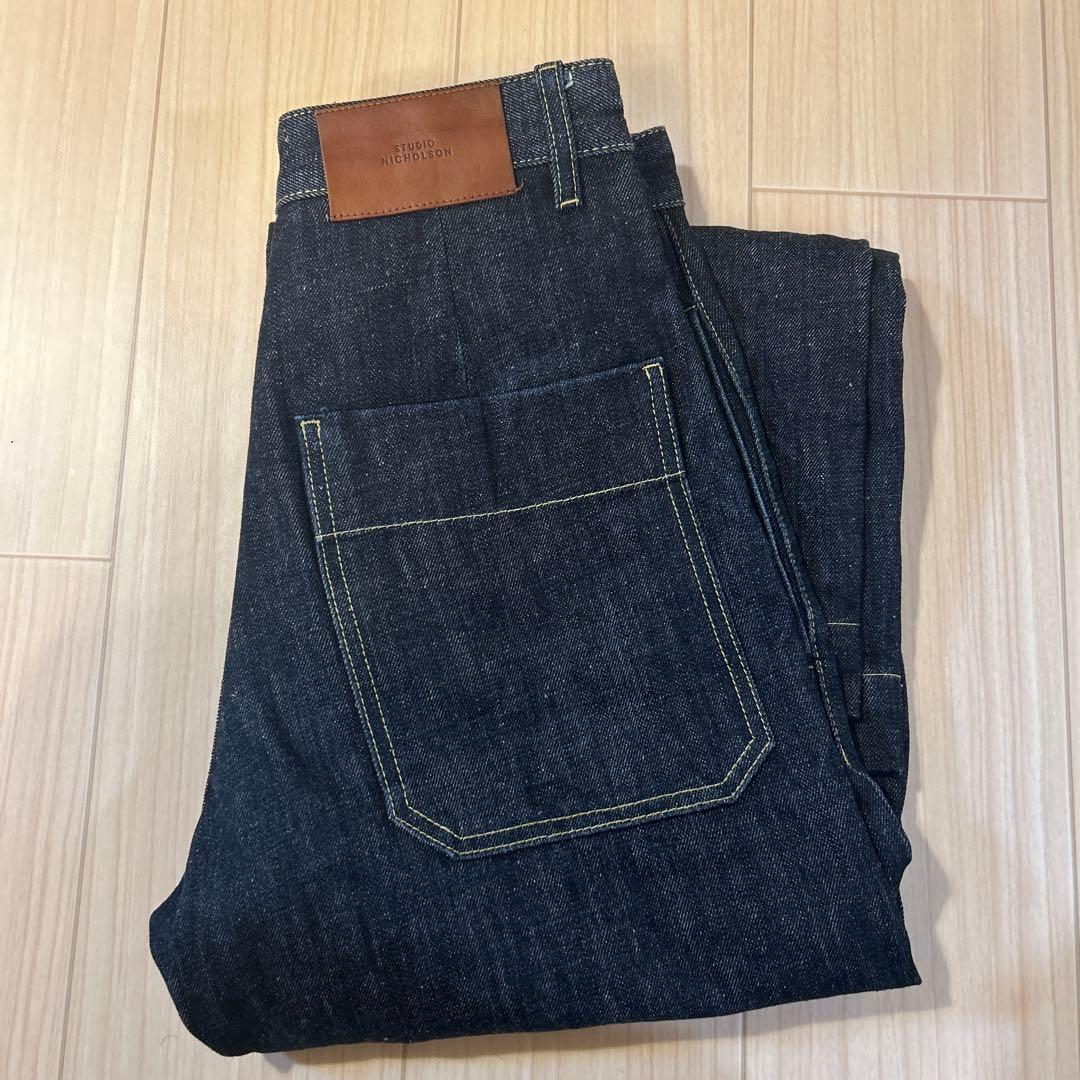 STUDIO NICHOLSON◆ボトム/XS/デニム STUDIO NICHOLSON◆ボトム/XS/デニム