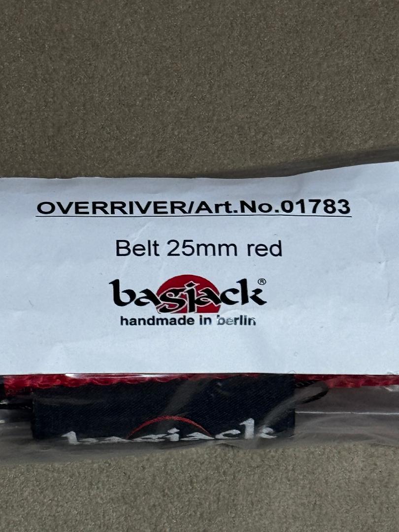 バッグジャック OVERRIVER 別注コブラベルト レッド 新品 本物