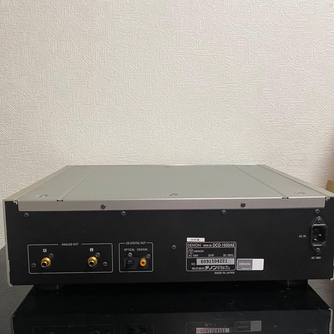 【整備品・高音質】DENON DCD-1650AE 取説 リモコン