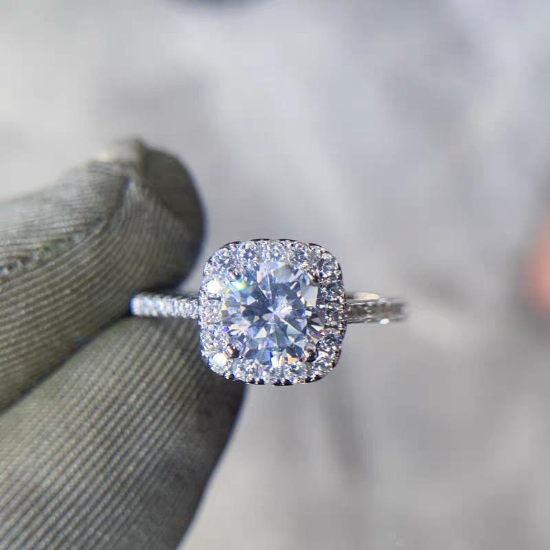 超美品☆Pt950☆絶品 ダイヤモンド指輪 1ct