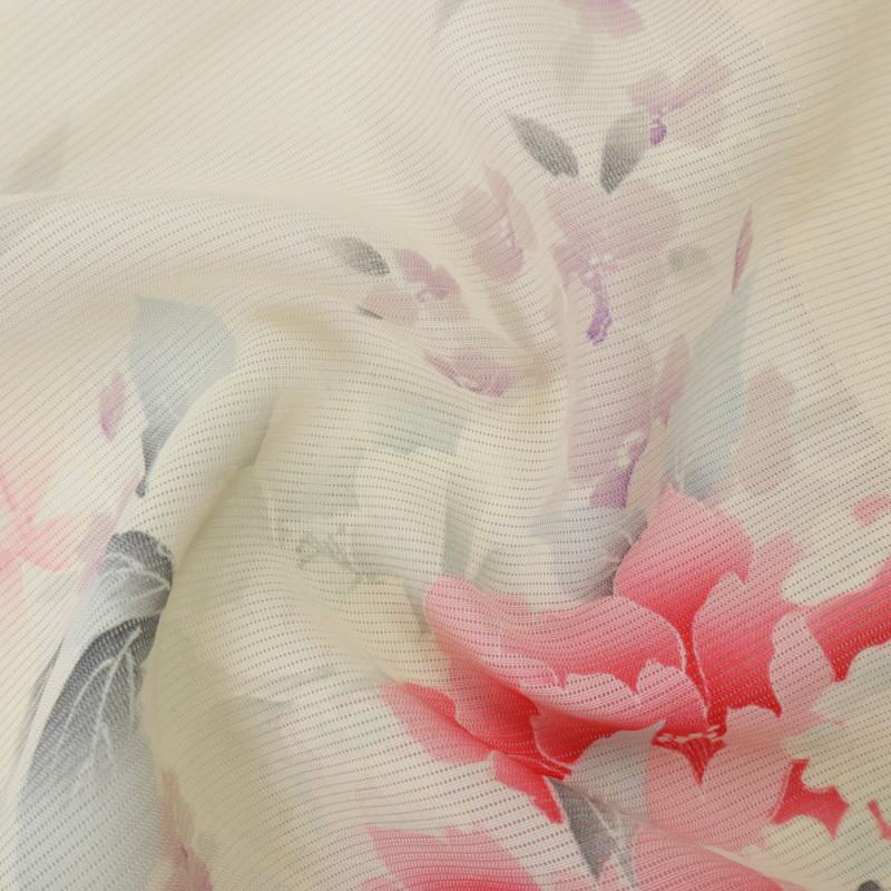 好評 セール 付け下げ 夏着物 絽 可愛い花柄 紅白牡丹 ピンク 4SM12 uGUfi-m87610089947 大得価セール