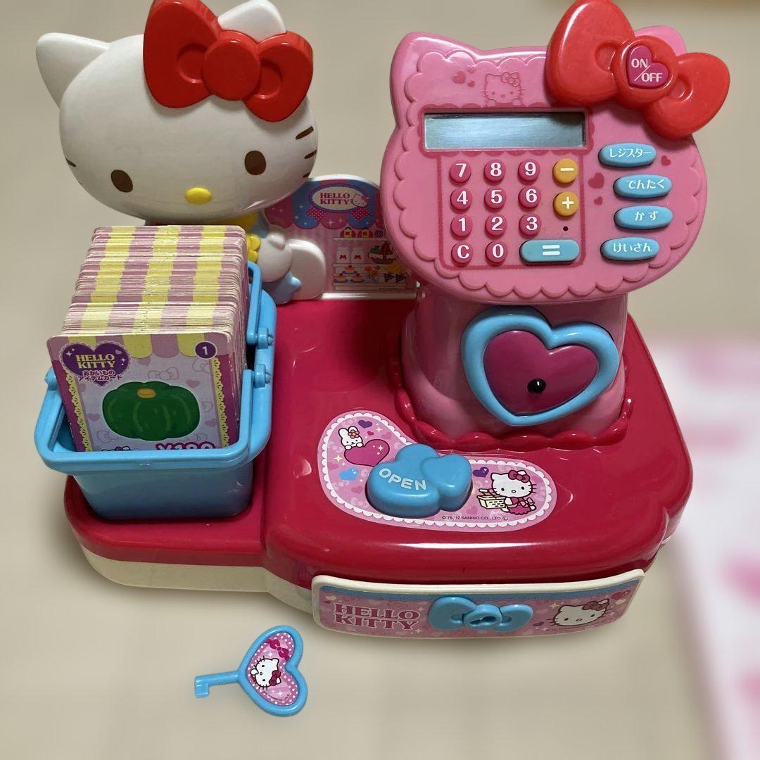 100品ぜんぶ覚えちゃお！ ハローキティ おもちゃのレジスター