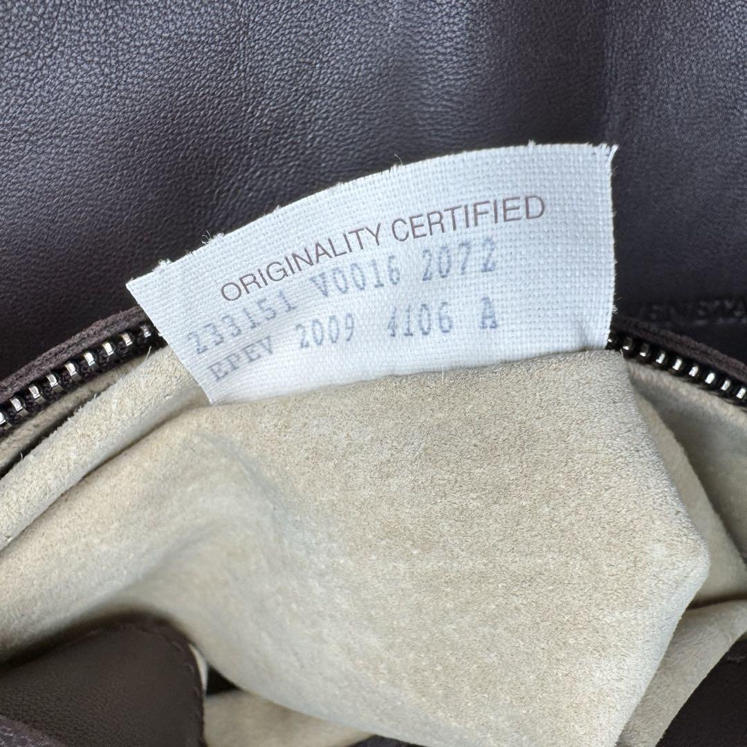 美品✨BOTTEGA VENETA ショルダーバッグ　ブラウン　オールレザー