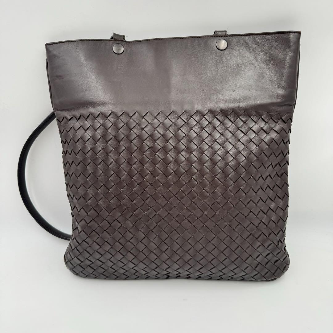 美品✨BOTTEGA VENETA ショルダーバッグ　ブラウン　オールレザー