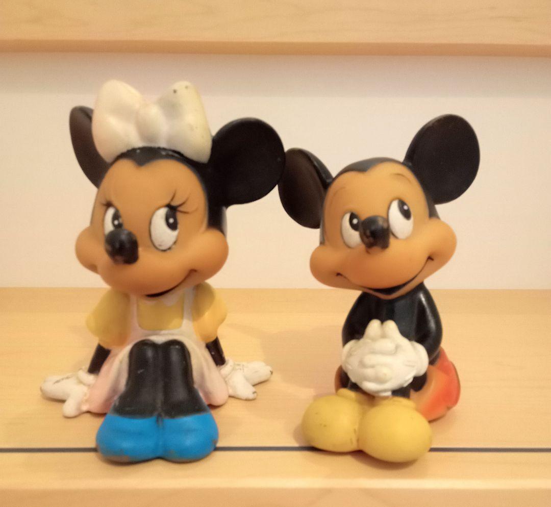 ヴィンテージ ミッキーとミニー フィギュア 2体セット