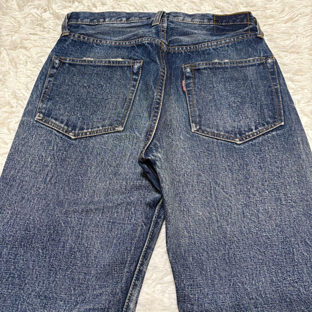 鬼ヒゲ ドゥニーム オリゾンティ デニムパンツ 赤耳 加工 日本製 00s 31