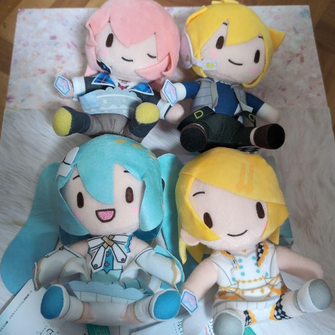プロセカ　ふわぷち　ミニぬいぐるみ　バーチャルシンガー プロセカ ふわぷち ミニぬいぐるみ バーチャル・シンガー 4点