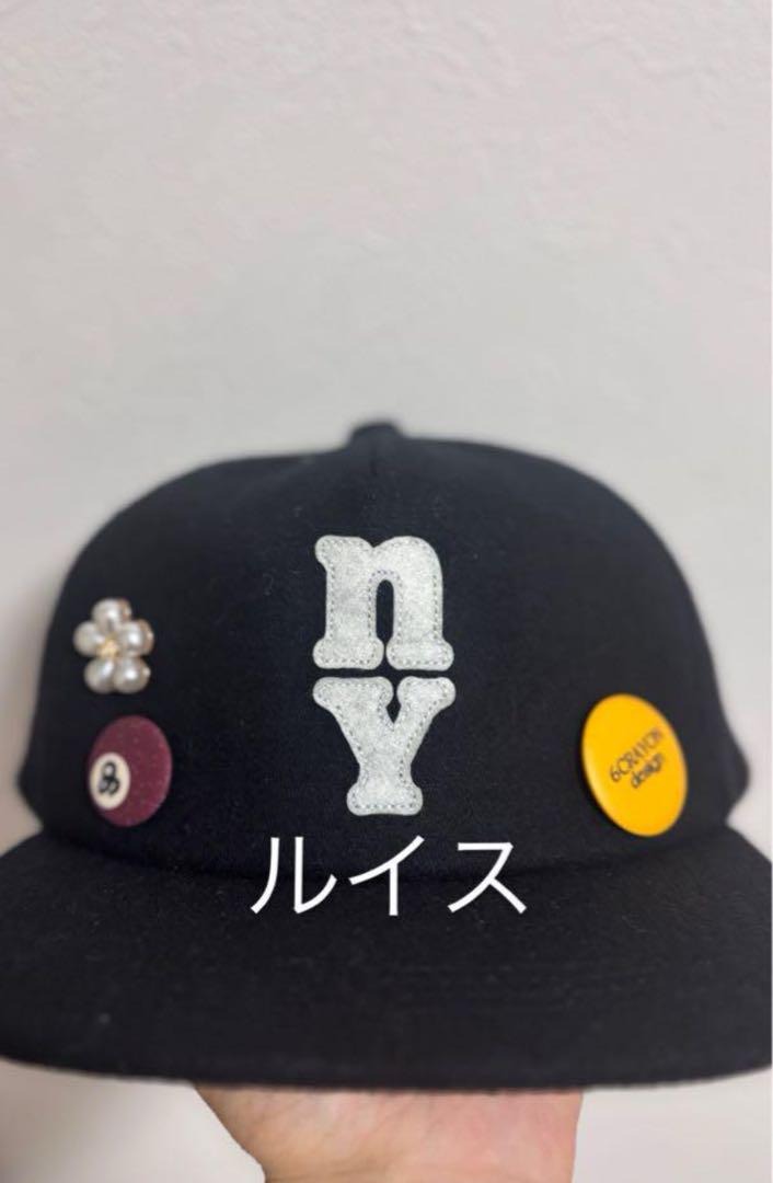 最安値　6crayon キャップ　NY 100%ウール素材　ストリートシック