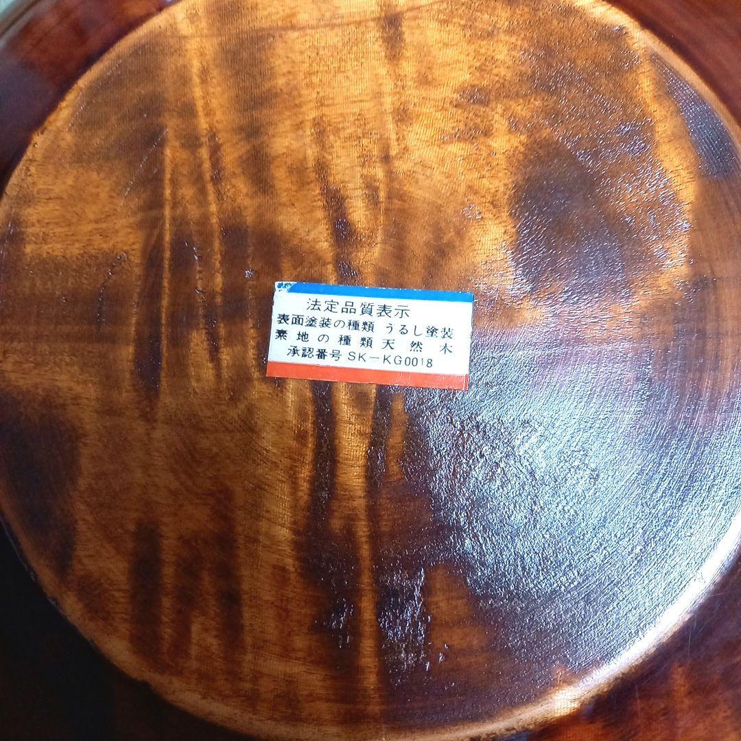 讃岐漆器  斎藤銀銭 作 讃岐彫り蓋付き菓子器·菓子鉢·物入れ