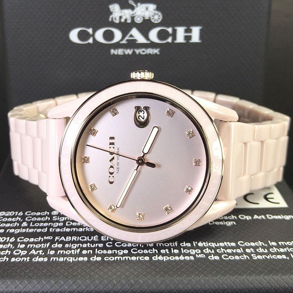 38%割引ホワイト系激安店舗 新品☆海外限定色《希少ピンクセラミック》COACH コーチ☆プレストン◇最上位♪ 腕時計(アナログ) 時計ホワイト系-SOLCALOJA.MED.EC 38%割引ホワイト系激安店舗 新品☆海外限定色《希少ピンクセラミック》COACH コーチ☆プレストン◇最上位♪ 腕時計(アナログ) 時計ホワイト系-SOLCALOJA.MED.EC