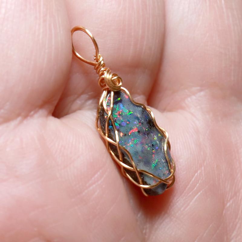 ボルダーオパール ペンダントトップ 4.24ct