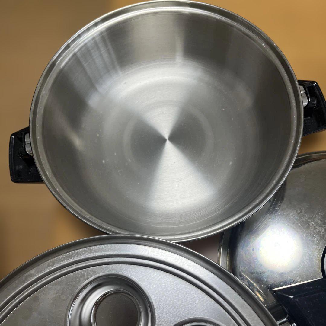 ロイヤルクイーン　ステンレス製 蒸し器セット（大）