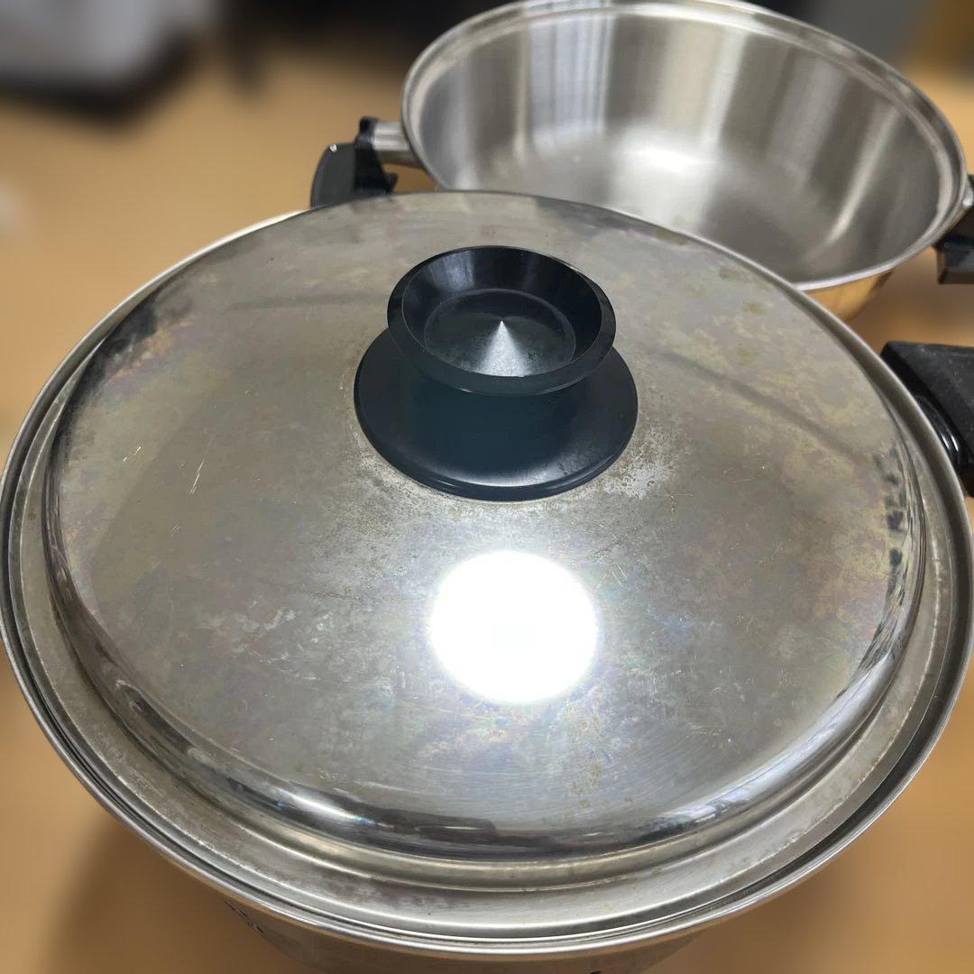 ロイヤルクイーン　ステンレス製 蒸し器セット（大）