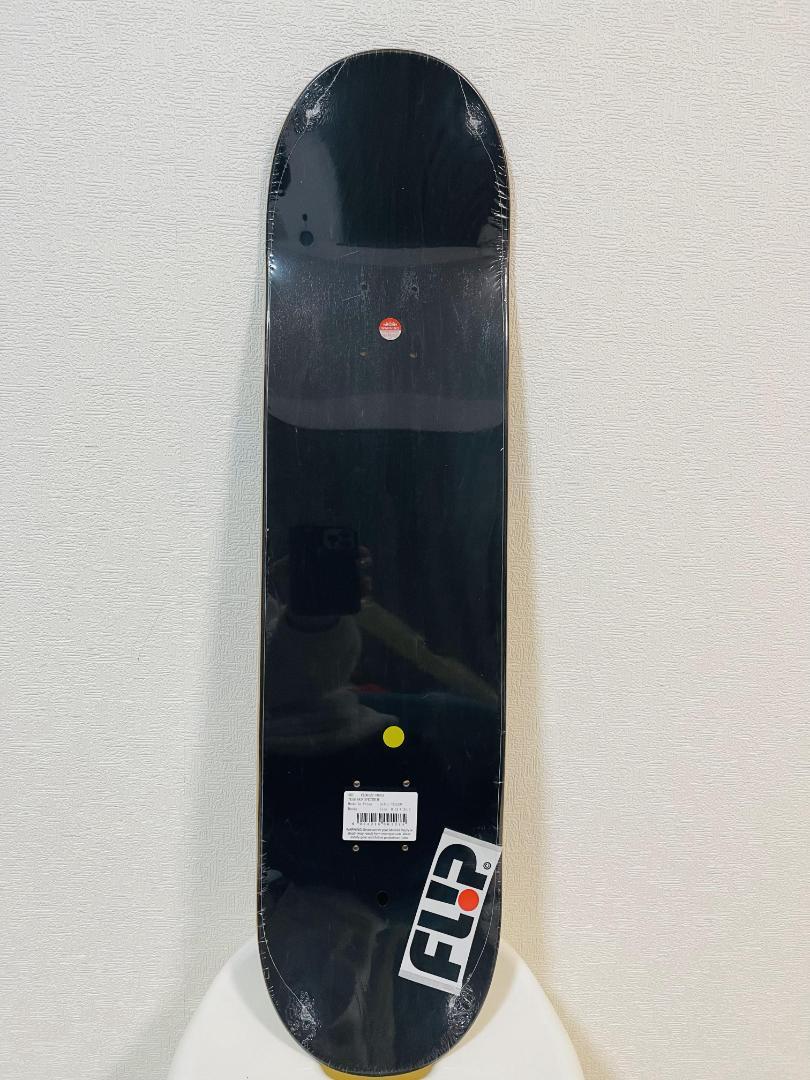 台湾製無地黒デッキテープ付き FLIP フリップ 8.0*31.5デッキ